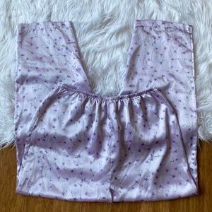 Victoria’s Secret Lavender Silky Satin Trousers